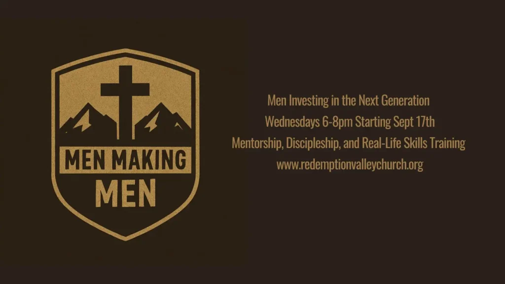 Men Making Men Discipleship Mentoring and Skill Training